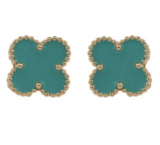 Studs - Colored Clover Stud