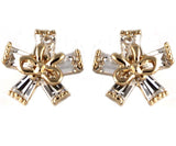 Studs - Colored Starred Bow Stud