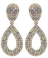 Drops - Glistening Studded Crystals Iconic Double Drop