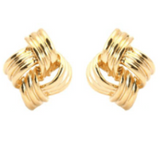 Studs - Classic Gold & Silver Knot Stud